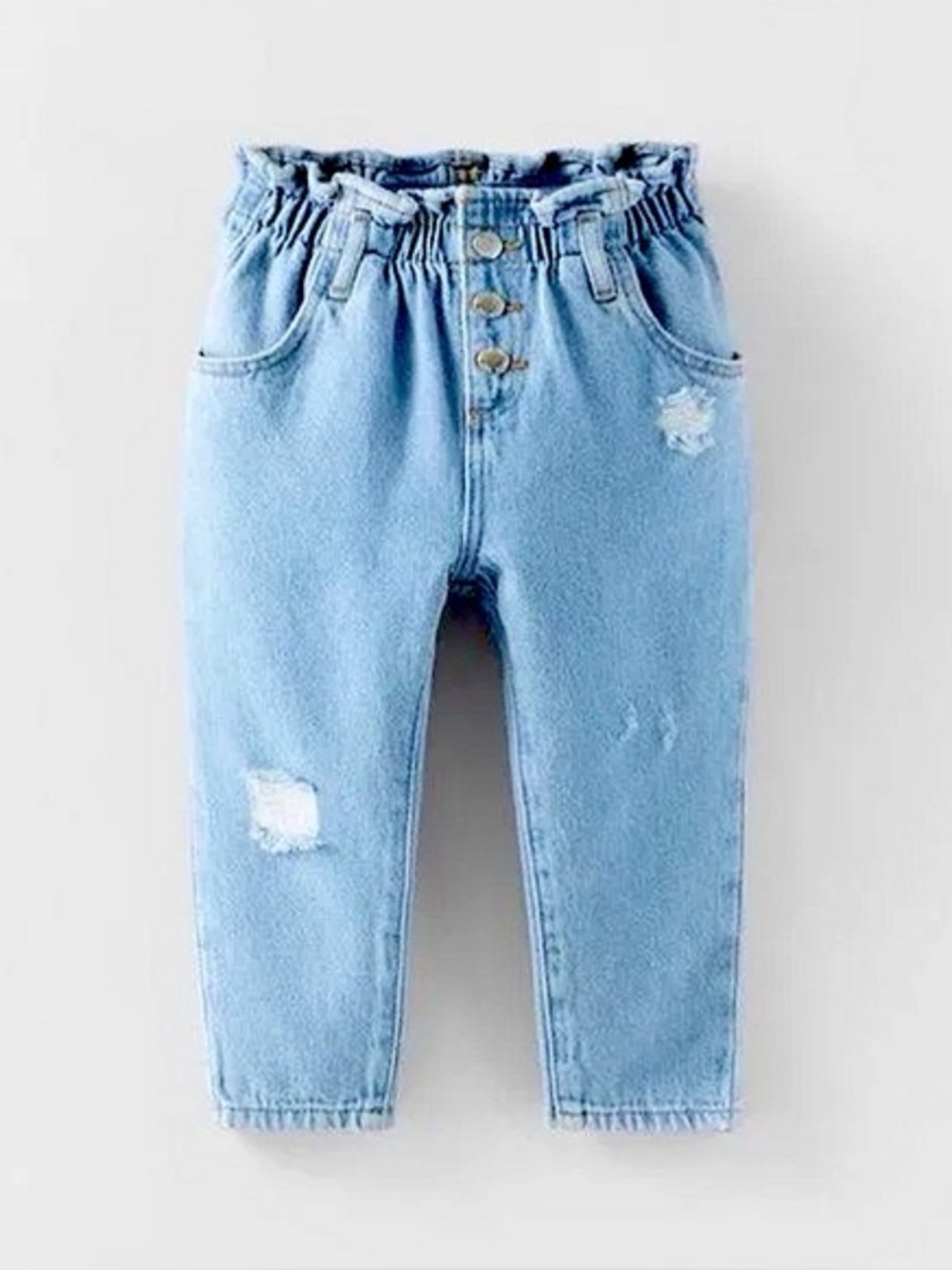 Zara PaperBag Waist Jeans